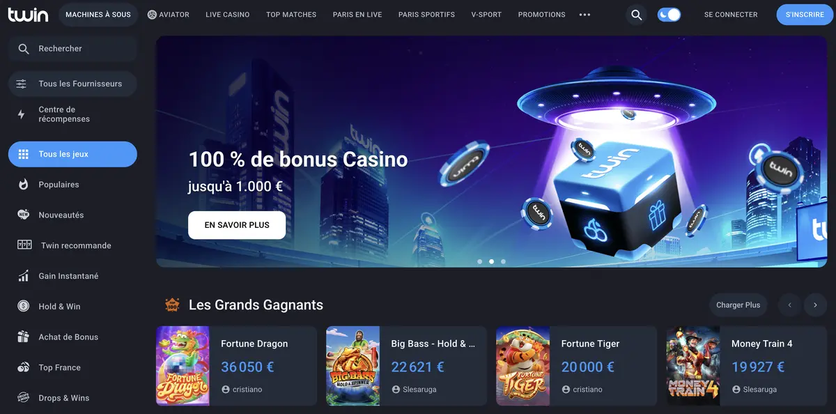 Twin bookmaker hors ARJEL